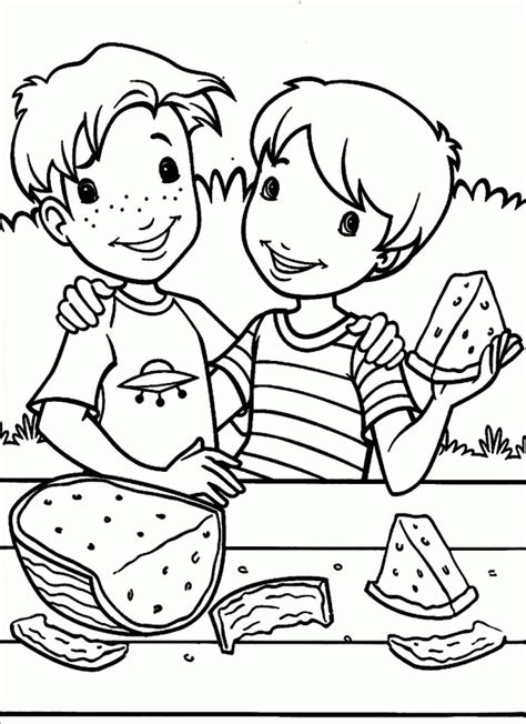 eating colouring pages sketch coloring page
