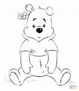 Pooh Winnie Coloring Pages Sitting Drawing Draw Drawings Printable Supercoloring Disney Step Easy Line Tutorials Kids Version Click Designlooter Getdrawings sketch template