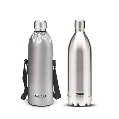 liter metal water bottle  stainless steel australia litre india  buy milton thermosteel duo