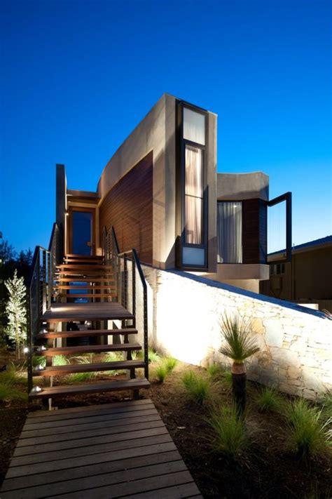 modern architecture  unusual shape   hill house