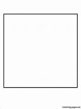 Square Coloring Pages Printable Drawings School sketch template