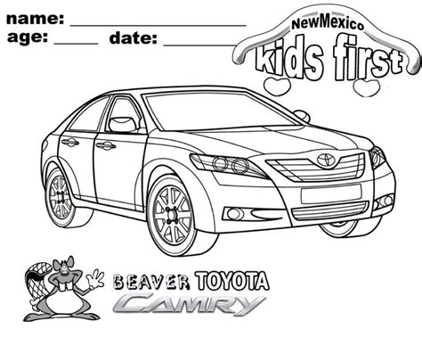 color  camry cars coloring pages coloring pages lego hero factory