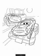 Coloring Pages Cars Printable Finn Mcmissile sketch template
