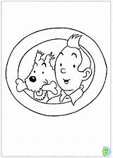 Tintin Milou Coloriages Dibujos Dinokids Fusee Gratuit Lune Blaze Axel Eleven Inazuma Personnage Dessins Animé ähnliche Coloori sketch template