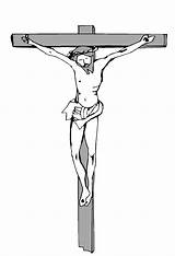 Jesus Cross Christ Clipart Printable Clip Coloring Sketch Crucifixion Drawing Cartoon Christian Kids Cliparts Pages Praying Draw Outline Curtain Torn sketch template