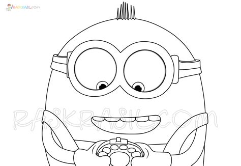 despicable  minion coloring pages dave