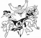 Colorear Justicia Liga Superheroes Estés Buscando Vez sketch template