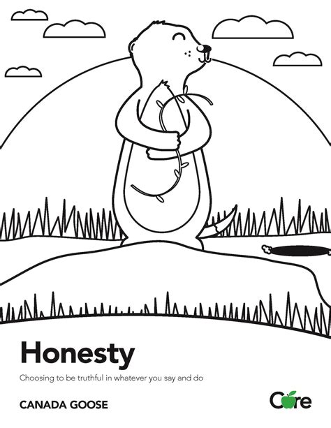 honesty coloring sheet honesty commitment