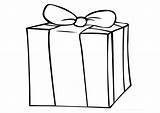 Gift Coloring sketch template