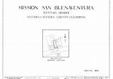 San Mission Buenaventura Plan Floor Contents sketch template