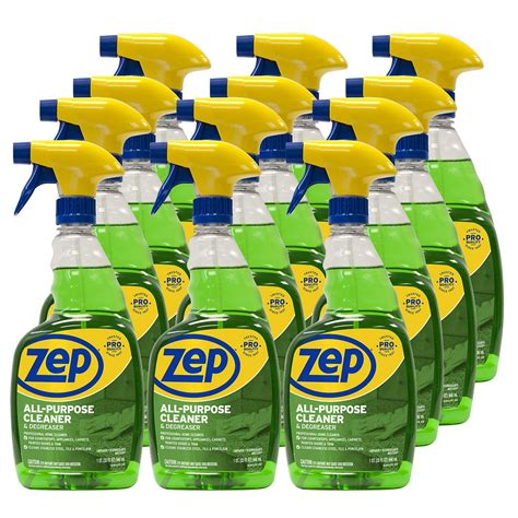 zep  purpose cleaner  degreaser  ounce zuall case   pro formula walmartcom