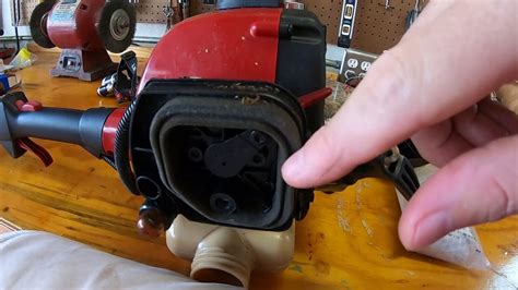 toro trimmer carb fuel  replacement youtube