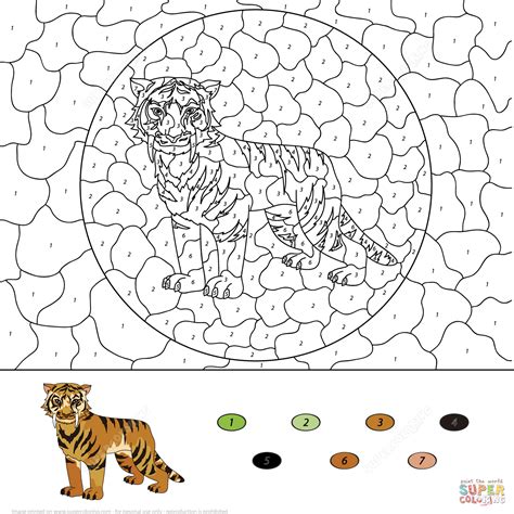 cute hard color  number coloring pages clip art library