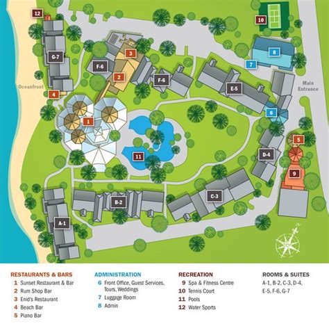 club barbados resort spa map resort design plan beach resort