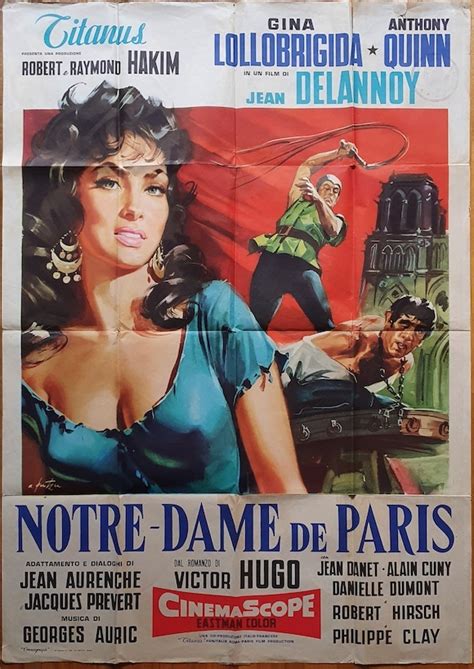 zzz sold hunchback of the notre dame 1956 italian poster gina
