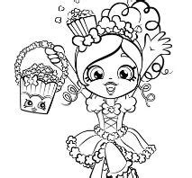shoppies shopkins coloring page  coloring pages