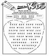 Commandment Greatest Kids Bible Puzzle Activities Coloring Church School Sunday Pages Craft Children Commandments Puzzles Lessons Verse Choose Board Kid sketch template
