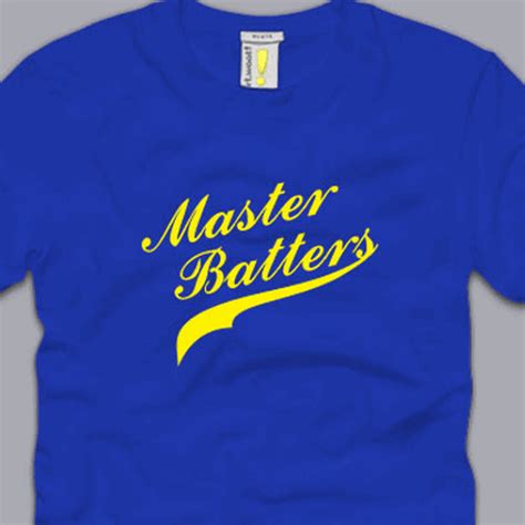 master batters s m l xl 2xl 3xl t shirt funny sex humor cool adult