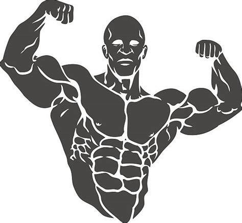 Royalty Free Body Building Clip Art Vector Images
