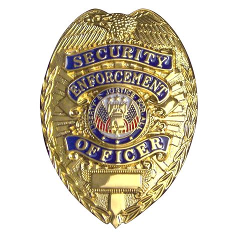 rothco  gold deluxe security enforcement officer badge