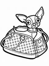 Chihuahua Teacup sketch template