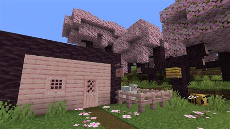 minecrafts  update adds cherry blossoms noxplayer