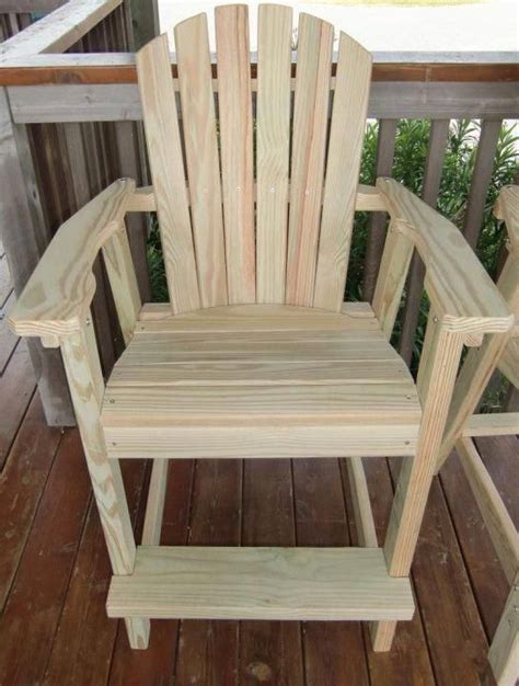diy adirondack chair bar height  woodworking  diy