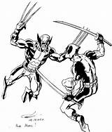 Wolverine Getdrawings sketch template
