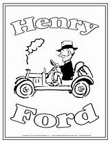 Ford Henry Coloring Kids Store sketch template