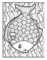 Coloring Doodle Pages Let Pennsylvania Dutch Hex Signs Lets Printable Sheets Lots Related Getdrawings Colouring Getcolorings Fish Bass Target Fishing sketch template