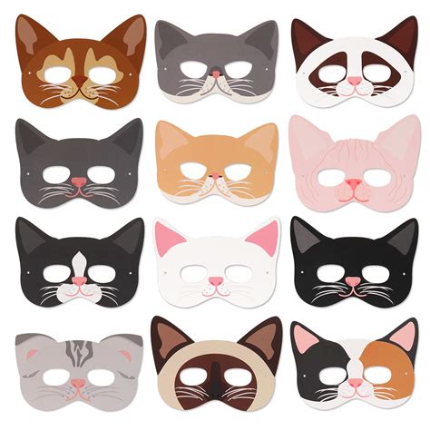 buy cat masks kitten masks halloween masks  cat party kitty party