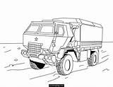 Coloring Jeep Pages Military Popular sketch template