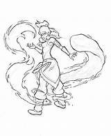 Korra Coloring Pages Legend Avatar Water Kids Bending Color Google Paes Bravery Story Girl sketch template