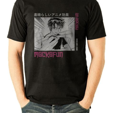 anime t shirt design mockofun