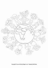 Thinking Coloring Pages Colouring Harmony Girl Activities Girlguiding Guides Scout Scouts Brownies Children Daisy Mandala Girls Crafts Colour Clipart Over sketch template