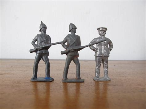 vintage toy soldiers soft metal amalgam psychedelic doughboys