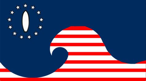 flag  american surfers vexillology