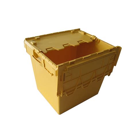 hinged lid plastic crates wholesale factory price