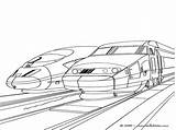 Train Coloring Pages Freight Station Speed High Getcolorings Getdrawings sketch template