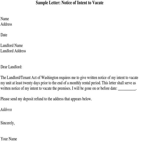 notice  vacate letter     word mous syusa