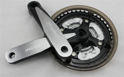 taiwan prowheel bicycle crankset crank  chain cover equipped bicycle crank  sprocket