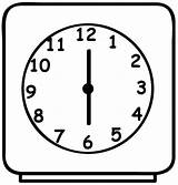 Clock Alarm Coloring Pages Digital Sound Effect Chiming Domestic Kids sketch template