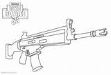 Scar Rifle Kleurplaten Armi Fornite Armas Bettercoloring Arma Coloradisegni Lama sketch template