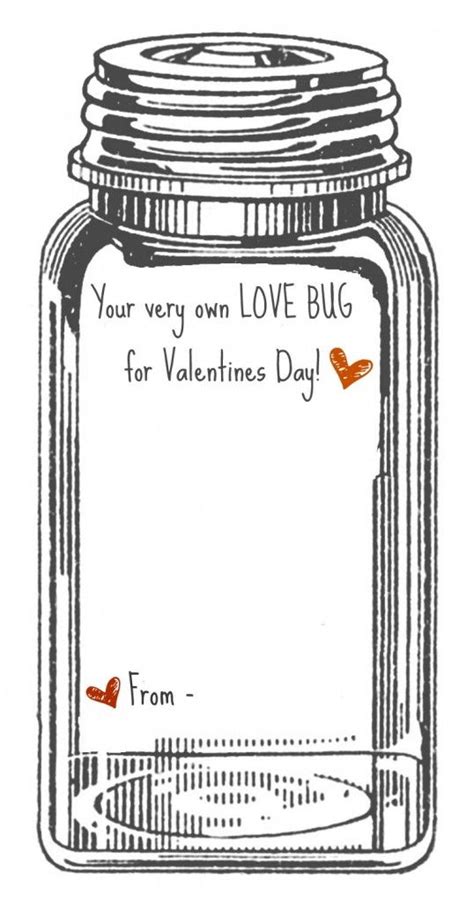 love bug valentine template