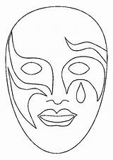 Maskers Fantasie Kleurplaat Masker Mascaras Mascara Kleurplaten Molde Carnival Colorir sketch template