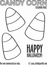 Candy Coloring Corn Halloween Pages Kids Sheets sketch template