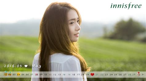 Download Snsd Yoona S Innisfree Calendar Wallpaper For The