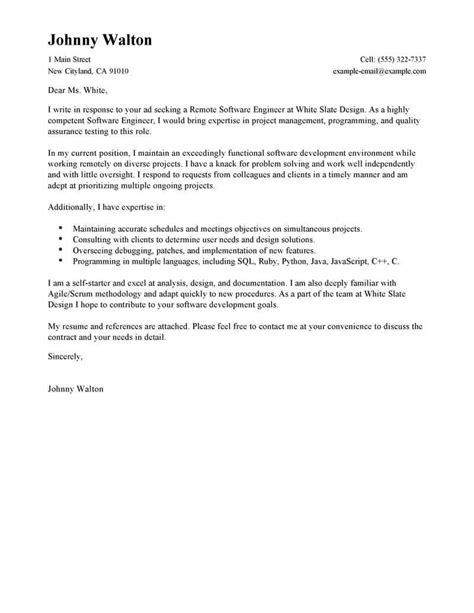 software engineer cover letter sample evie barlow