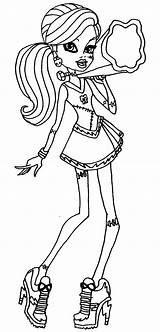 Coloring Pages Monster High Frankie Stein Online Activity Kidsdrawing Party Printable Choose Board sketch template