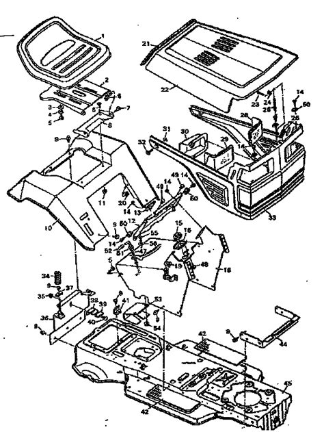sears lawn tractor parts diagram craftsman parts diagram mower deck